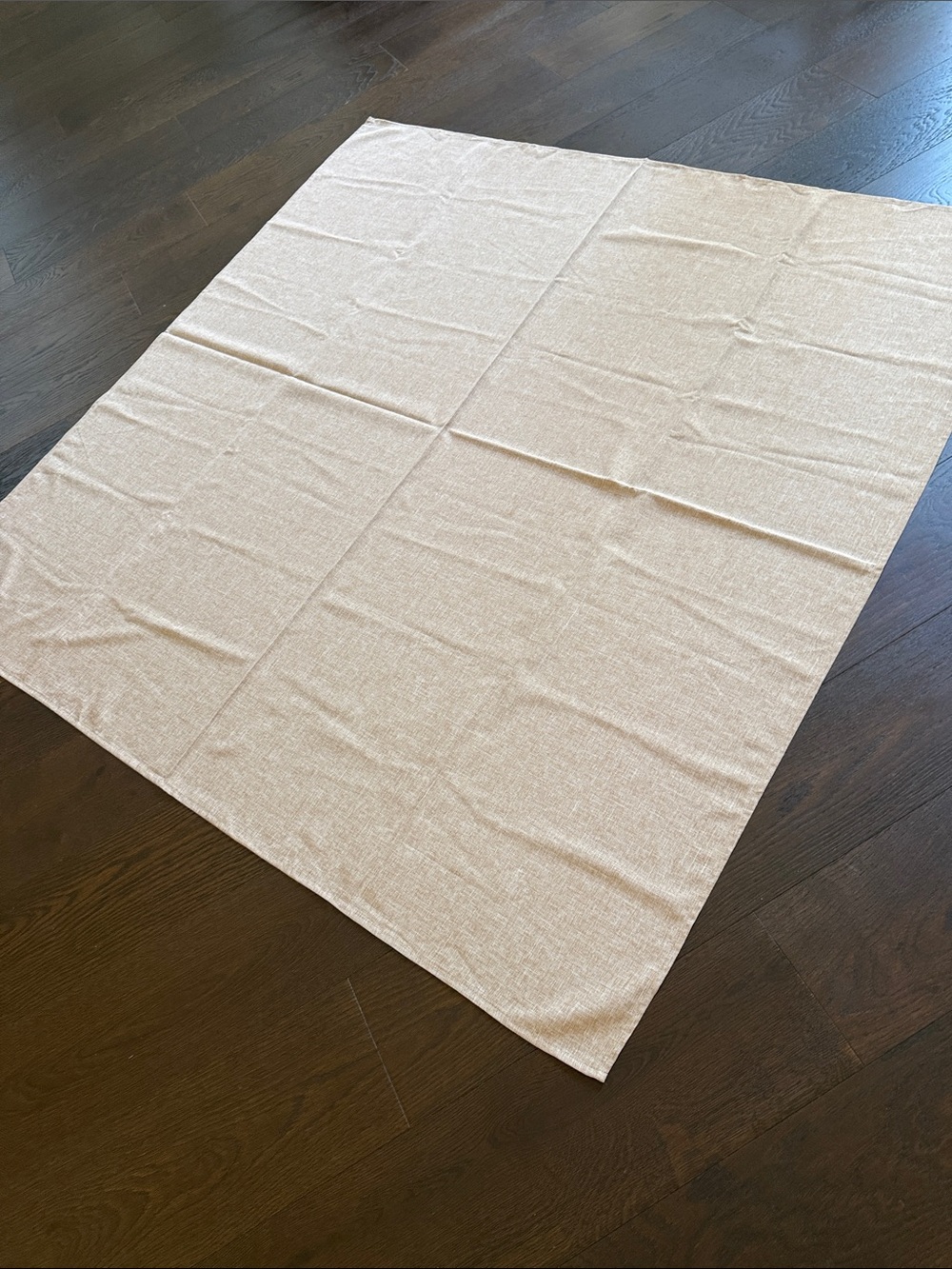 Neutral Beige Tablecloth
